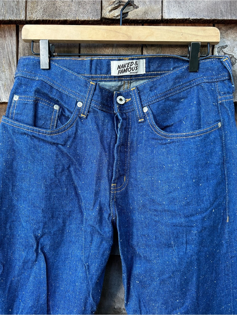 Naked & Famous Weird Guy Indigo Workforce Selvedge Jeans - Picture 4 of 6